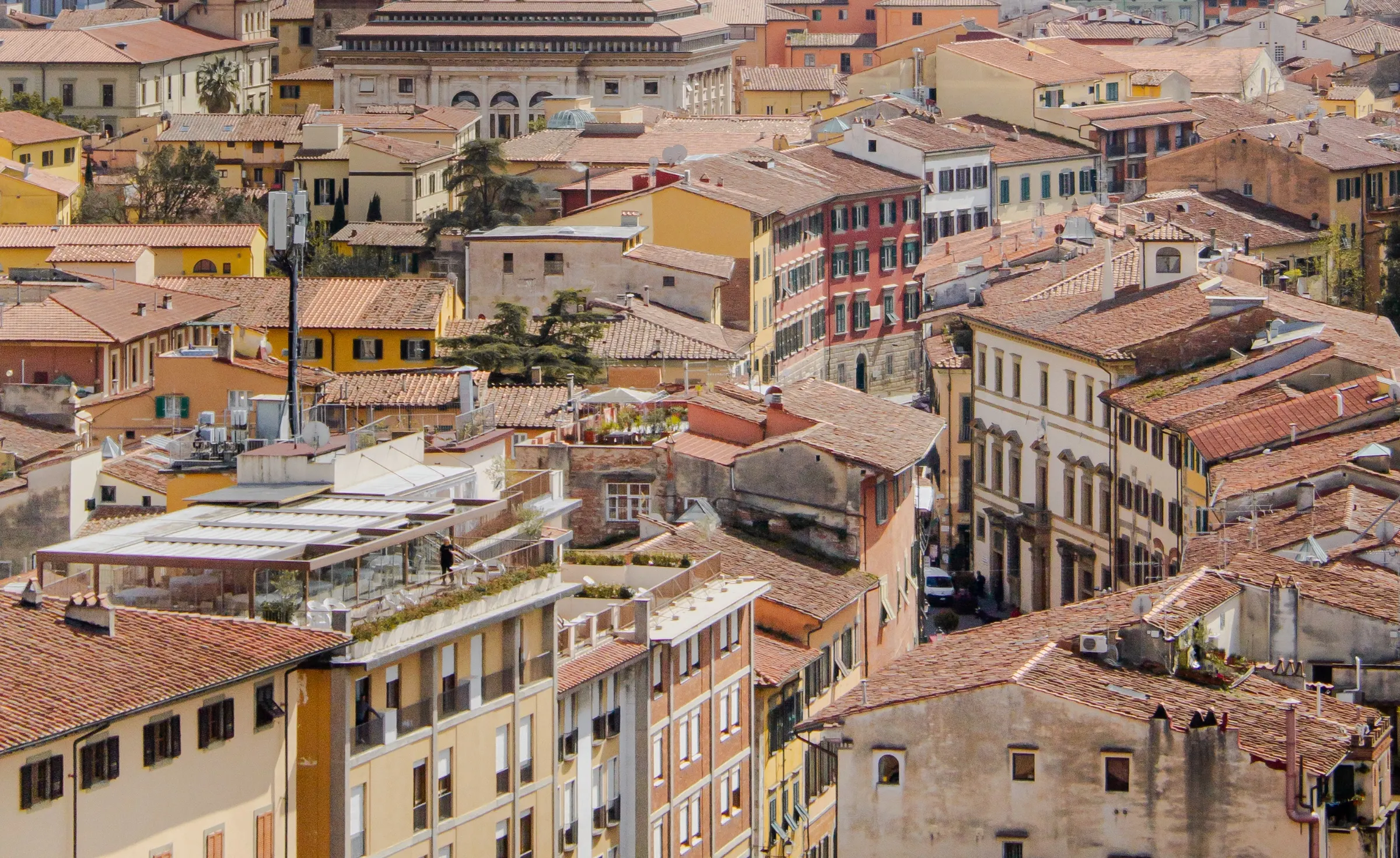 From the top of the Tower. Pisa, Italy