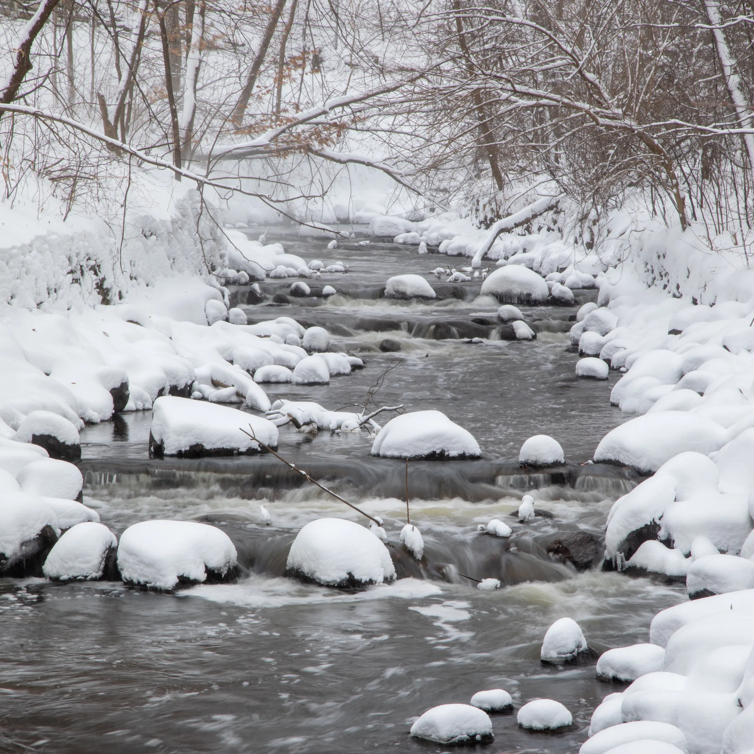 Minnehaha Creek At Minnehaha Falls, Minneapolis, Minnesota