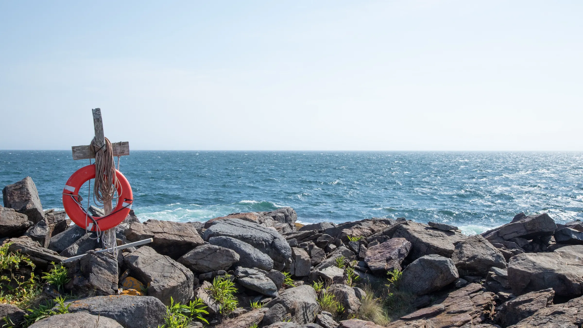 Island Memorial. Monhegan Island, Maine