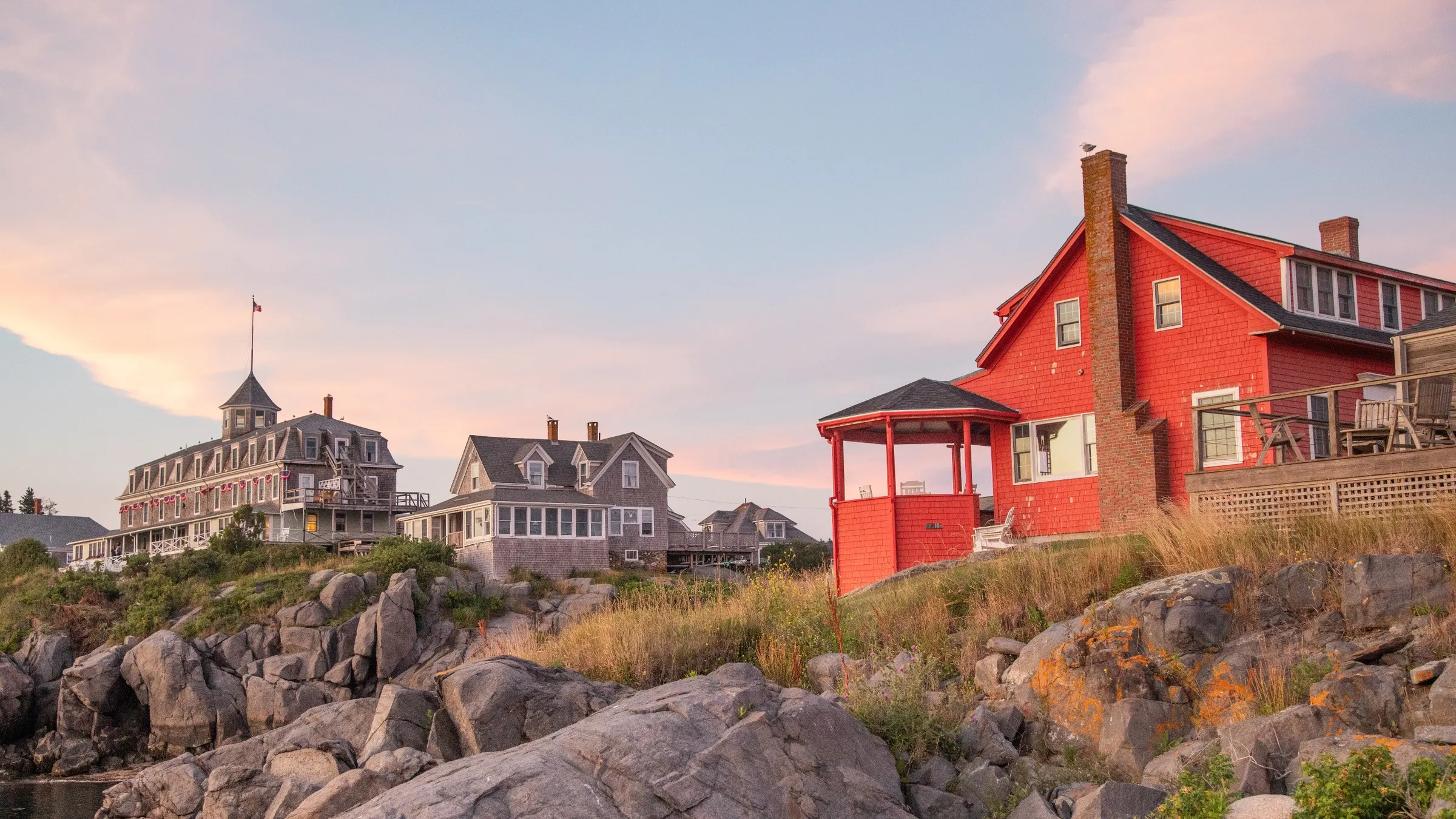 Monhegan Island Sunset. Monhegan Island, Maine